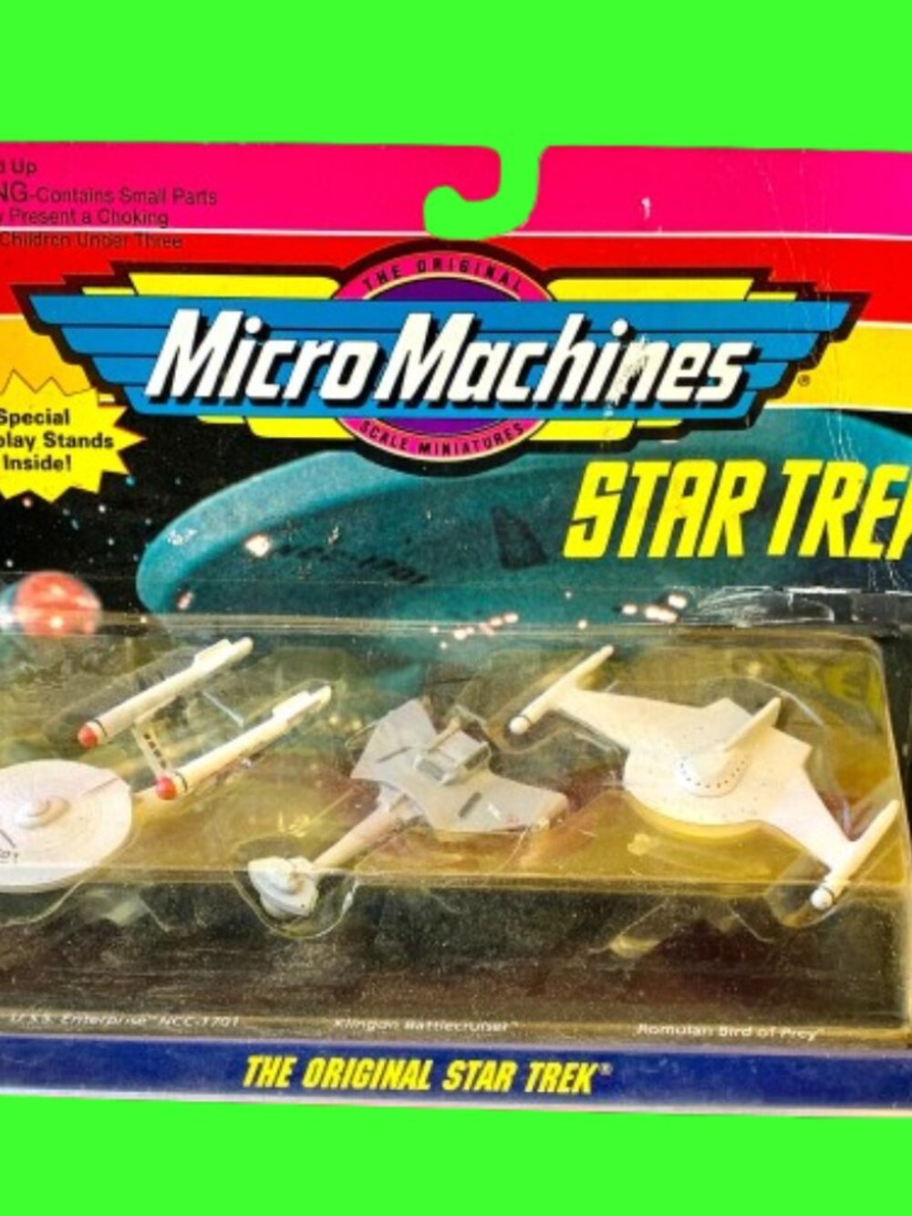 Micro Machines Star Trek Original #1 USS Enterprise Klingon Romulan Ships New